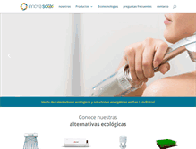 Tablet Screenshot of innovasolar.com.mx